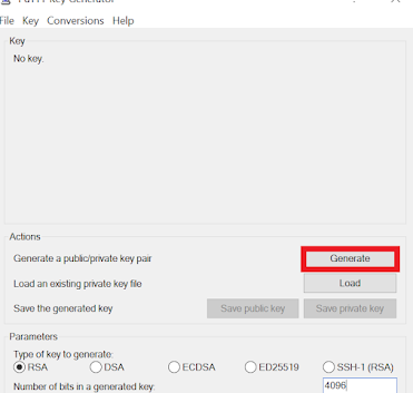 The "Generate" button is highlighted 