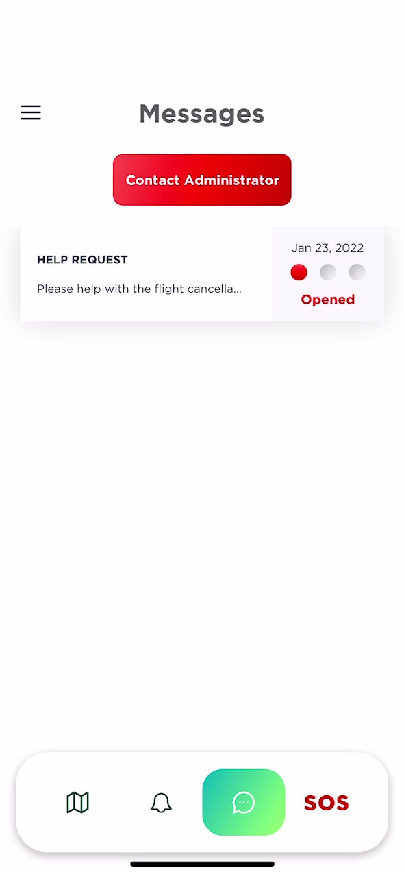 The message section