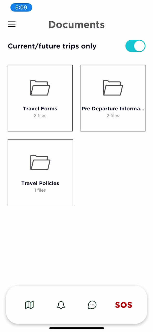 The Documents section 